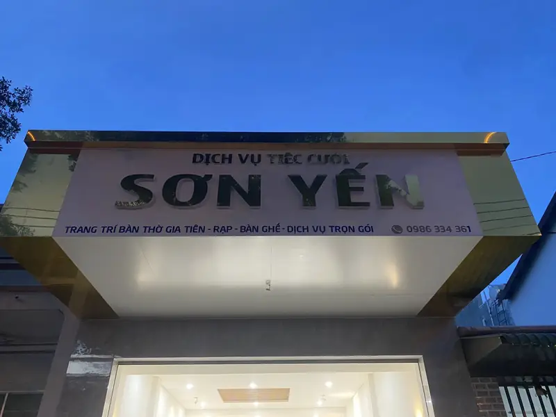 Dịch vụ tiệc cưới Sơn Yến